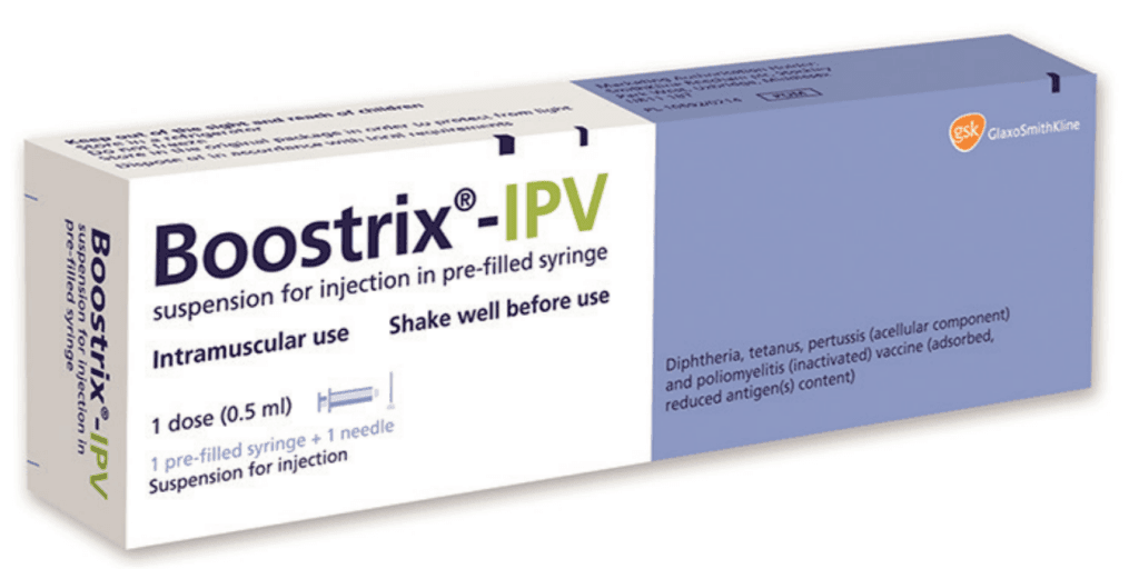 image showing boostrix vaccine DTaP/IPV