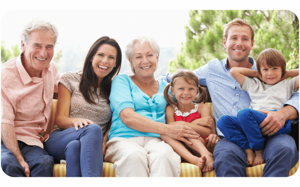 Image showing healthy family. due to immunisation