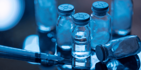 Image showing vaccine vials and needle