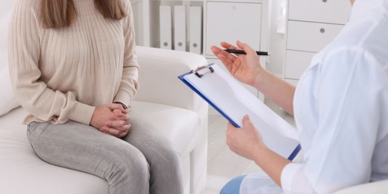 Image showing a healthcare professional demonstrating patient centred care, a key feature of the Contraception for Practice Nurses Course.