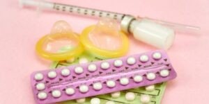 Image showing differing types of contraception including condoms and contraceptive pills during the Contraception for Practice Nurses Course.