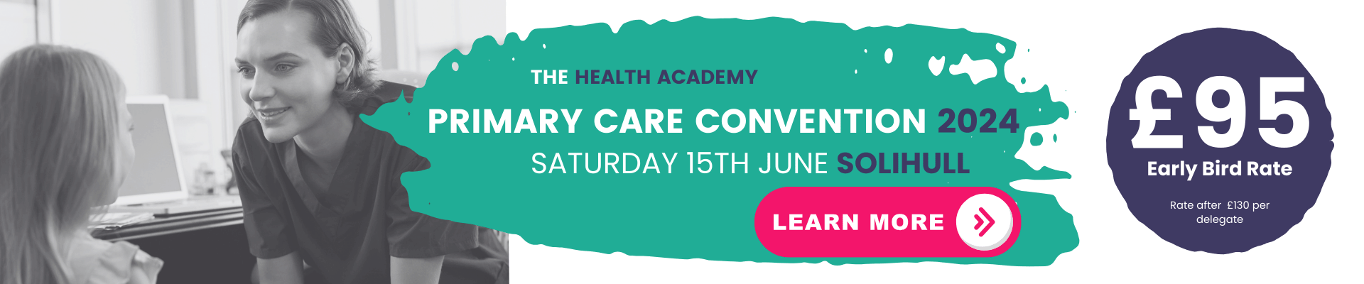 Image showing advert for the Health Academy Primary Care Convention