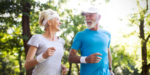 Image showing Active elderly couple for lifestyle medicine course