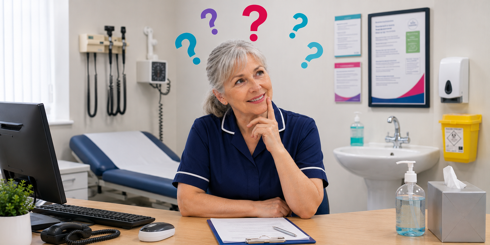 Image showing healthcare professsional in a flu clinic.
Common flu vaccine questions